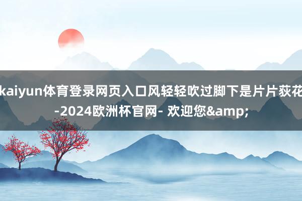 kaiyun体育登录网页入口风轻轻吹过脚下是片片荻花-2024欧洲杯官网- 欢迎您&