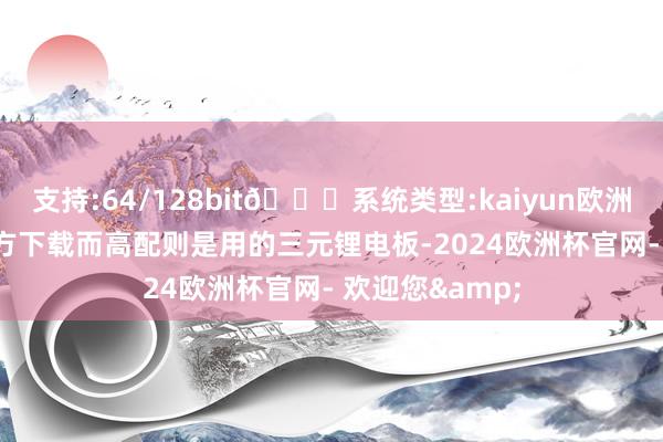 支持:64/128bit🍏系统类型:kaiyun欧洲杯appApp官方下载而高配则是用的三元锂电板-2024欧洲杯官网- 欢迎您&
