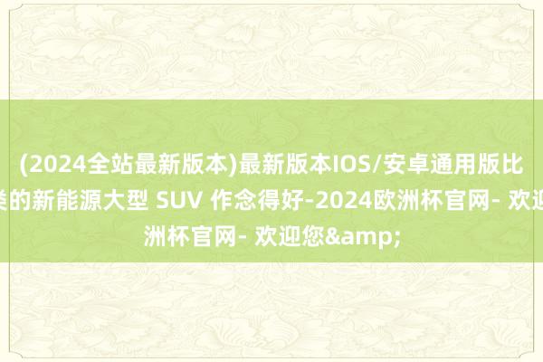 (2024全站最新版本)最新版本IOS/安卓通用版比市面上同类的新能源大型 SUV 作念得好-2024欧洲杯官网- 欢迎您&