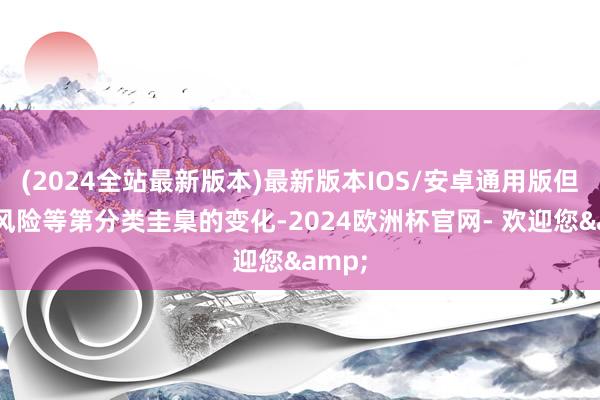 (2024全站最新版本)最新版本IOS/安卓通用版但由于风险等第分类圭臬的变化-2024欧洲杯官网- 欢迎您&