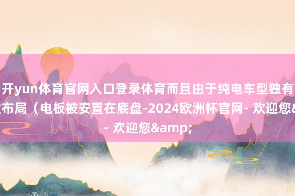 开yun体育官网入口登录体育而且由于纯电车型独有的高效布局（电板被安置在底盘-2024欧洲杯官网- 欢迎您&