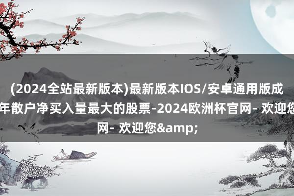 (2024全站最新版本)最新版本IOS/安卓通用版成为2024年散户净买入量最大的股票-2024欧洲杯官网- 欢迎您&
