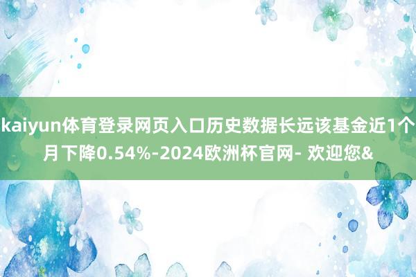 kaiyun体育登录网页入口历史数据长远该基金近1个月下降0.54%-2024欧洲杯官网- 欢迎您&