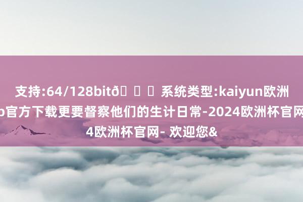 支持:64/128bit🍏系统类型:kaiyun欧洲杯appApp官方下载更要督察他们的生计日常-2024欧洲杯官网- 欢迎您&